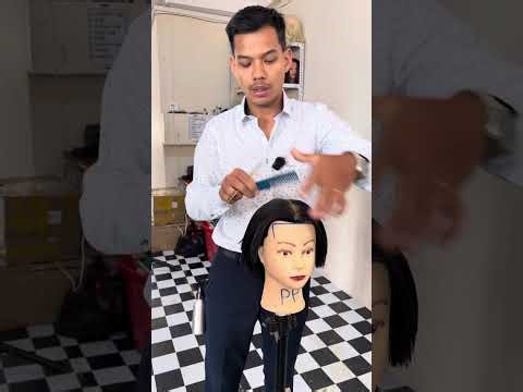 (Curtain) အလယ်ခွဲညှပ်နည်း✂️✂️