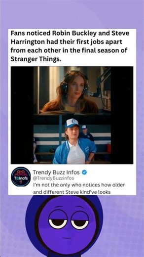 Fans noticed Robin Buckley and Steve Harrington had their first jobs apart from each other #st5