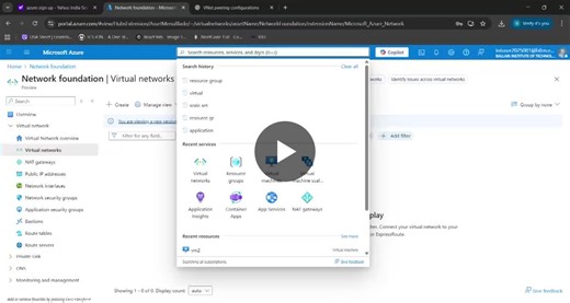 #azure #loadbalancer #networking #cloudinfrastructure #microsoftazure #learningbydoing #techjourney | Sanjana A P