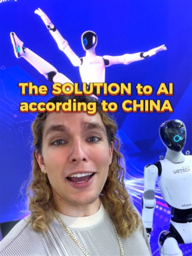 The problems with AI are actually just problems with capitalism. The tech companies want you to believe it's not possible to run data centers on renewable energy and to cool them sustainably, but it is possible, and it's already happening in China. I went to the World AI Conference in Shanghai and saw AI and robotics done right. Chinese AI is open source when promotes collaboration and prevents monopolies. Chinese AI researchers have made incredible breakthroughs in AI efficiency that the wester