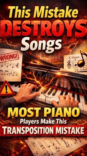 SECRET PIANO Transposition Mistakes Musicians Ignore 🎹😱 #shorts