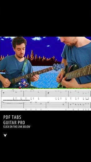 Green Hill Zone - Sonic The Hedgehog Guitar with TABS