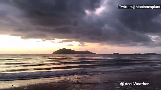 2.8K views · 100 reactions | A beautiful sunrise over Mission Beach, Queensland, looked very peaceful today. https://bit.ly/2xT65sS | AccuWeather | Facebook