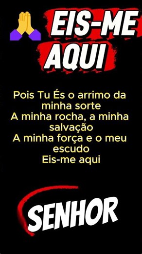 Eis-me Aqui no Teu Santuário 🙌 Playback Legendado