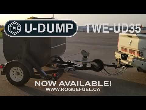 U-DUMP Portable Waste Utility Trailer - 3.5 Yard Bin - TWE-UD35 | RogueFuel.ca