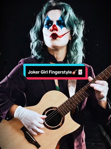 Joker Girl Fingerstyle🎸🃏 #fypシ #fyp #cover #joker #guitar