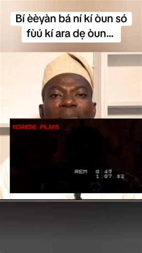 Bí èèyàn bá ní kí òun só fùú kí ara dẹ òun: A Yoruba Proverb