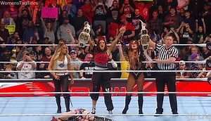 WWE RAW News - Trish Stratus Helps Lita & Becky Lynch Win Women’s Tag Team Titles