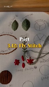 16K views · 458 reactions | Basics With Nahida part 3.11: Fly Stitch | nahida | Facebook