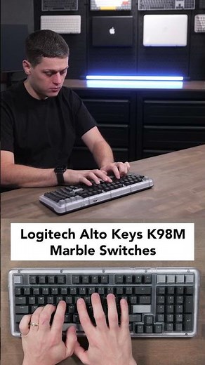 Logitech Alto Keys K98M Mechanical Keyboard Typing Test