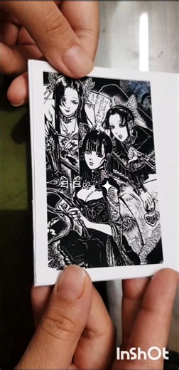 Opening Demon slayer custom Polaroids #shorts