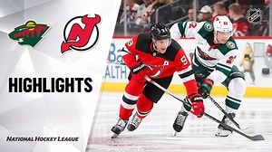 NHL Highlights | Wild @ Devils 11/26/19