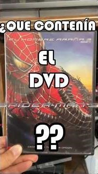 ¿Qué CONTENÍA el DVD de Spider-Man 3? #shorts #reels #spiderman #marvel