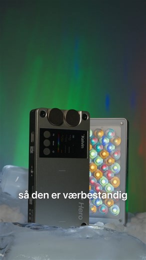 FOTO.NO | Kelvin Play Hero er ingen pyse-LED til tross for den nette størrelsen. De norske utviklerne har sørget for at den er IP65-klassifisert.... | Instagram