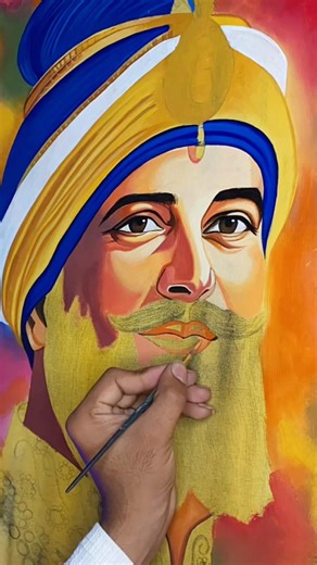 Who went to Anandpur Sahib 🤔🙏#shorts #gurugobindsinghji #holispecial #anandpursahib #painting