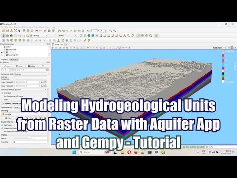 Modeling Hydrogeological Units from Raster Data with Aquifer App and Gempy - Tutorial