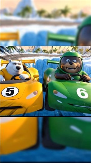 Epic 3D Race | Bear vs Sea Lion on Snow Mountain Adventure | Funny Cartoon Race Part 3 #epicrace