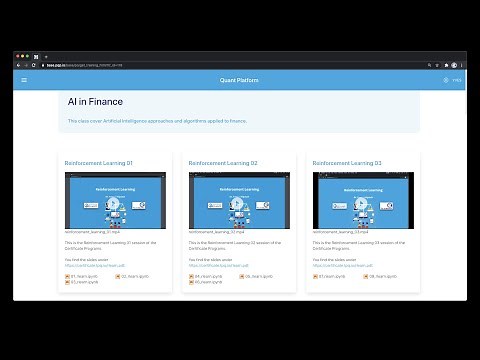 Quant Platform 2.0 | The Python Quants