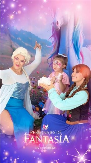 Elsa y Ana. Personajes de Fantasía™