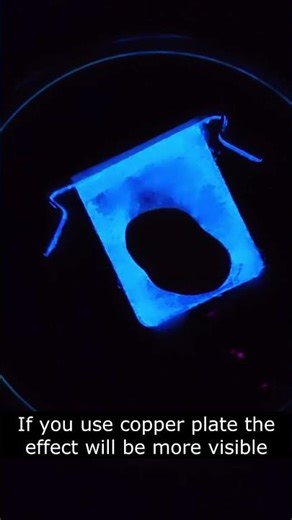 Chemiluminescence! Luminol and Copper Reacton! #science #physics #optics #chemistry