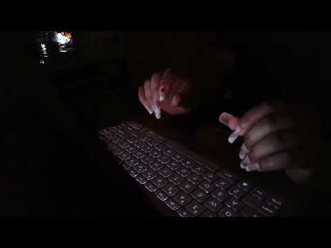 Typing ASMR (NO TALKING, KEYBOARD, TYPING)