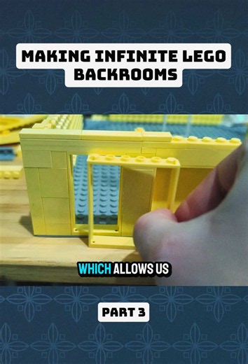 Infinite LEGO Backrooms Mirror Trick — Part 3