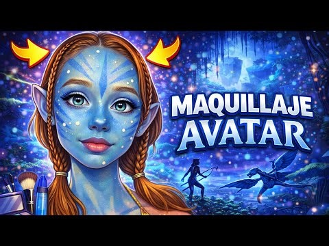 Avatar Makeup Tutorial 💙🩵🤍