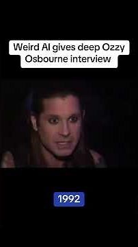 Weird Al gives Ozzy Osbourne an in-depth interview in 1992 #weirdalyankovic #weirdal #ozzyosbourne