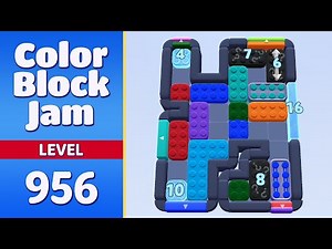 Color Block Jam Level 956 (957) | Every Puzzle Solved! 🎯