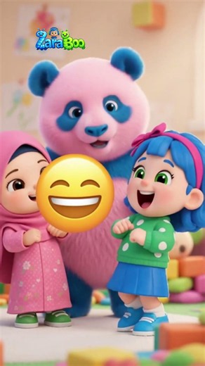 Guess the Emoji Challenge for Kids | Boo Boo the Panda, Zara & Noor Play Together
