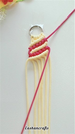 😍 Easy DIY You'll Want to Try Today! #diy #keychain #crafts #shorts #ytshorts