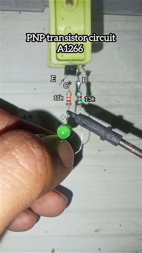 PNP transistor circuit A1266 #circuits #transistors