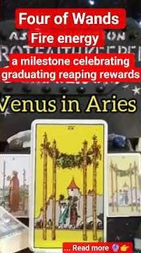 4 of Wands CELEBRATION SUCCESS #tarot #learntarot #astrology #numerology #tarotreading #numerology4