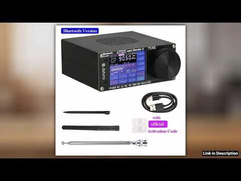 ATS25 Max Decoder II Bluetooth Version Second Generation Full Radio Receiver FM SW SSB MW LW Receiv