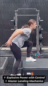 18” Box Split Squat Jump w/pause. Build explosive single Leg power and landing control.