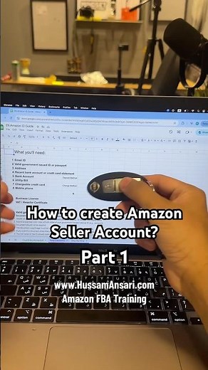 How to create Amazon Seller Account? Part 1