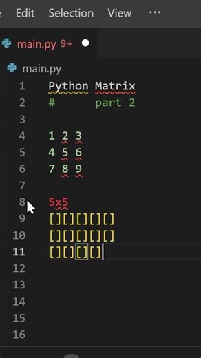 Python Matrix Ez