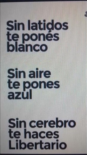 Los libertontos necesitan un transplante de cerebro. #Libertontos #JavierMilei