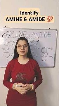 Difference between AMINE & AMIDE functional groups, Identify easily, Class 11 Organic Chemistry