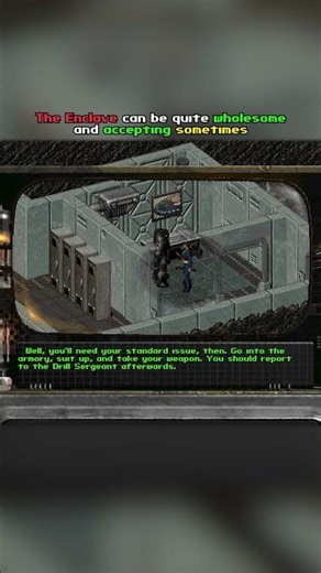 Navarro’s Armory Guard Is Weirdly Kind to a Low INT Chosen One | Fallout 2