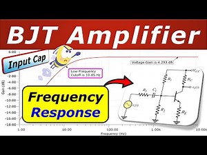 BJT Common-Emitter Amplifier 📶 Low-Frequency Response 🎯 Input Capacitor 👉 Transfer Function Method