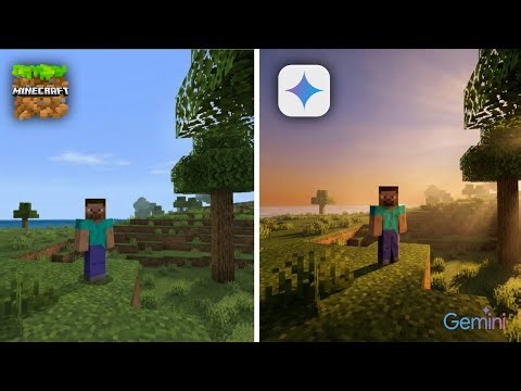REAL VS AI IN MINECRAFT