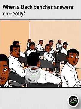 🎓 Backbencher Shocks the Class! | Funny School Animation | #shorts