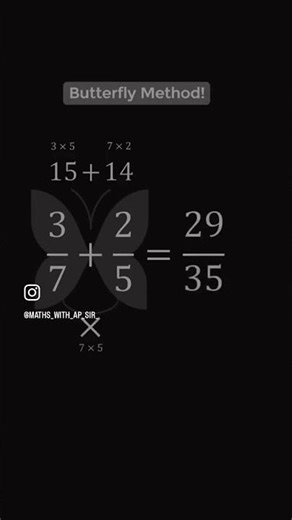 Butterfly method 🦋 #maths #mathsexam #education #basicproblems #love #schoolexam #mathstricks