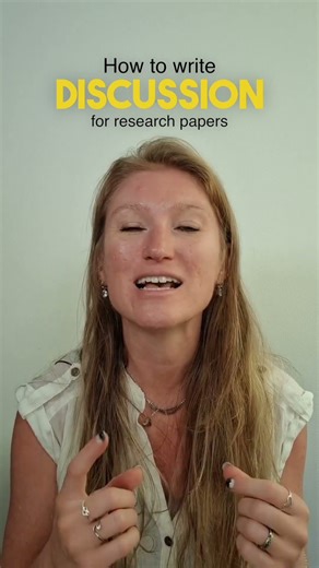 How to come up with a GREAT DISCUSSION section ⬆️