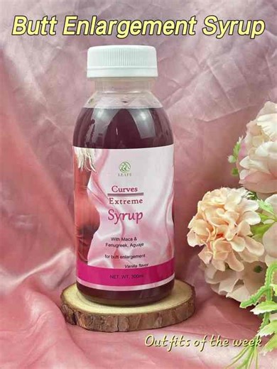 Ultimate Maca Big Butt Syrup for Adult Women Herbal Supplement to Enhance Hip and Butt Size Butt Enlargement Syrup