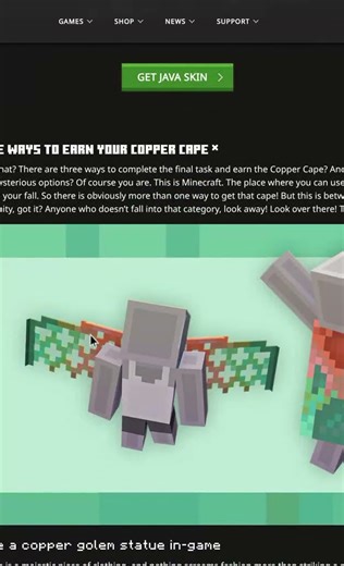Copper Cape Part 3 #capes #minecraft #minecraftcapes