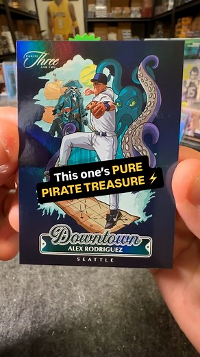 1.5K views | Alex Rodriguez downtown  Seattle vibes with the Kraken and Pirates in the artwork  ⚡ See more iconic downtowns live on Whatnot link in bio #AlexRodriguez #Mariners #MLB #Baseball #SportsCards #Downtown #fyp | Top Bid Sports | Facebook