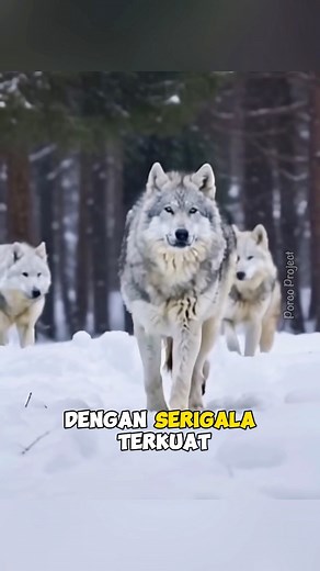 165K views · 2.7K reactions | Kawanan serigala bergerak dalam barisan ketika melewati salju tebal. | Tag: #serigala #wolf #wolves #kawananserigala #snow #winter #alamliar #wildlife #wildlifephotography #faktaunik #faktamenarik #reelsvideo #videoreels #faktaunikhewan | Porco Project | Facebook