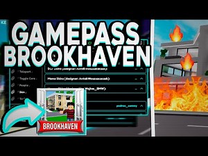 [GAMEPASS🔥] Brookhaven RP SCRIPT - Admin Menu, Unlock Free Gamepass! (Mobile & PC) 2025